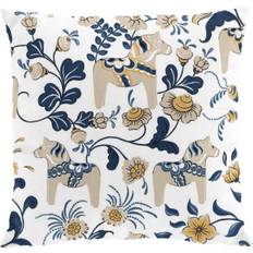 Arvidssons Textil Leksand Kuddöverdrag Blå, Beige