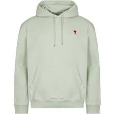 Ami Paris Ami De Coeur Small Hoodie Unisex - Pale Green