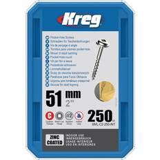 Kreg 503646 zink fick-hål skruvar Maxi-Loc grov 1st
