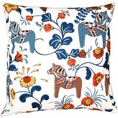 Arvidssons Textil Leksand Cushion Cover Brown, Blue, Orange, Yellow, Red (45x45cm)