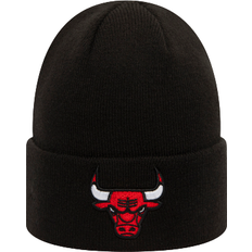 New Era Chicago Bulls Essential Cuff Beanie Hat - Black
