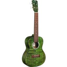 Cordoba 15Cfm Flamed Mahogany Concert Ukulele Jade Green