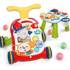 Sit to Stand Learning Walker & Multifunctional Removable Play Panel