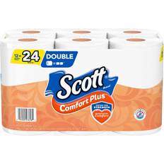 Comfort Plus Double Roll Toilet Paper 12-pack