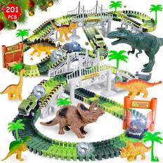 Animals Train Track Set Dinosaur Track Train Set