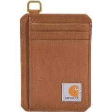 Nylon Duck Front Pocket Wallet - Brown
