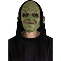 Facemasks Oriental Trading Adult Green Witch Full Face Mask