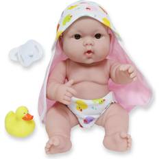 JC Toys Lots to Love 14" All-Vinyl Baby Doll w/ Hooded Towel