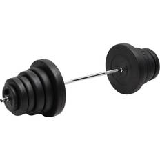 Set di pesi on Black Friday sale vidaXL Vægtstang med skiver 90 kg