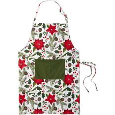 DII Christmas Collection Holiday Apron Green, Multicolor