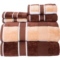 Lavish Home Absorbent Bath Towel Brown (137.2x68.6cm)