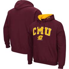 Colosseum Central Michigan Chippewas Arch and Logo Pullover Hoodie Sr