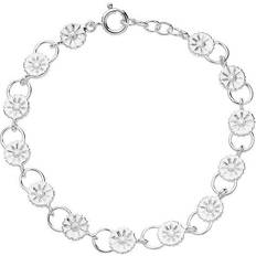 Lund Copenhagen Daisy Bracelet - Silver/White