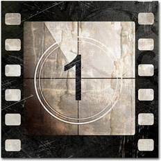 Trademark Fine Art 24 24 ""Vintage Countdown I"" Color Bakery Printed Canvas Framed Art 61x61cm