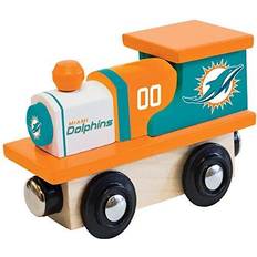 Sound Toy Trains NFL Miami Dolphins Team Wooden Toy Train Multi