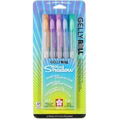 Silver Gel Pens Sakura Gelly Roll Silver Shadow Pen Set 5-Colors