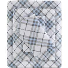 Bed Linen Sleep Philosophy Cozy Flannel Bed Sheet Blue