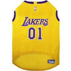 NBA Los Angeles Lakers Mesh Pet Jersey Yellow XL