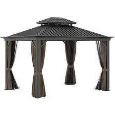 Hardtop gazebo OutSunny Hardtop Gazebo Canopy
