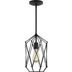 Lighting Generation Lighting Zarra Midnight Black Traditional Pendant Lamp