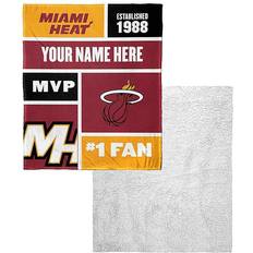 Florals Blankets NBA The Northwest Miami Personalized Sherpa Blankets Multicolour