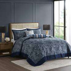 Textiles Madison Park 5pc King Bedspread Blue (264.16x)