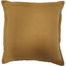 Nina Royal Linne Kuddöverdrag Guld, Blå (45x45cm)