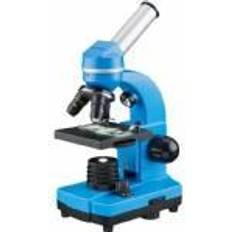 Bresser Science et Magie Bresser Microscope Etudiant Biolux Sel Grossissement 40X-1600X Kit D'Expérimentation Bleu