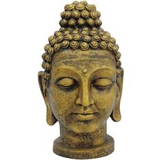 Prydnadsfigurer buddha heminredning Europalms Head of Buddha, antique-gold, 75cm, Buddha Prydnadsfigur