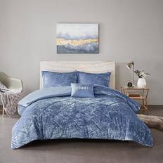 California king bedding set Intelligent Design Felicia King/california King Duvet Cover Blue