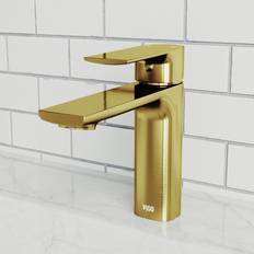 Upward Basin Faucets Vigo Davidson (VG01043MG) Gold