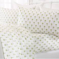 Great Bay Home Printed Coastal Microfiber Wrinkle Bed Sheet