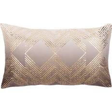 Polyester Scatter Cushions Safavieh Sarla Oblong Complete Decoration Pillows Brown, Gold (50.8x30.48)