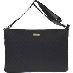 Gucci Women Messenger Bags Gucci GG Canvas Messenger Bag - Black