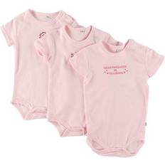 Pippi Mixed Bodysuits - White/Pink w. Print