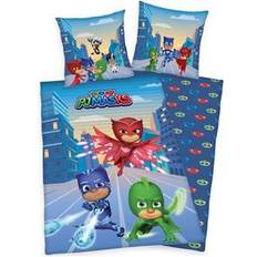 Pyjamashjältarna Bäddset Barnrum MCU PJ Masks Bedding 135x200cm