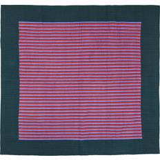 Hübsch Twist Bedspread Stripe Sängöverkast Lila, Multifärgad, Blå, Röd (260x)