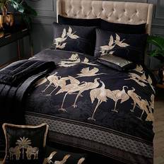 Gold Bed Linen Laurence Llewelyn-Bowen Kireina Duvet Cover Gold, Black (200x200cm)