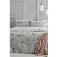 Green Bed Linen Catherine Lansfield Songbird Duvet Cover Green (200x200cm)