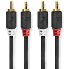 Rca 0.5m Nedis Stereoljudkabel RCA Hane RCA 0.5m