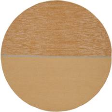 Linie Design Magnetize Tæppe Ø170 cm Ochre Orange, Grå, Sølv cm