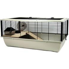 Little Friends Grosvenor Rat Hamster Animal Cage With Wooden Shelf Ladder Large