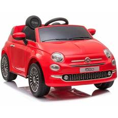 Vehículos Eléctricos Pl Ociotrends Fiat 500 Red -con Control Remoto Y Mp3 Bateria 6v 4,5 Ah -motor 30 W, Multicolor (7694)