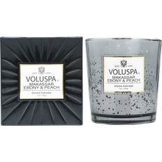 Voluspa Makassar Ebony & Peach Boxed Scented Candle