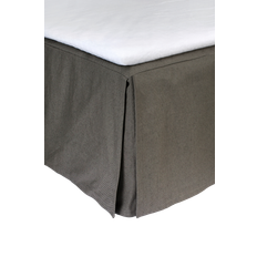 Nero Copriletti Himla Weoaknight bed skirt Valance Sheet Black, Grey