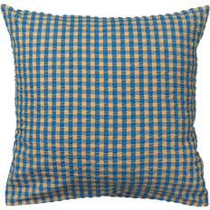 Juna Bæk & Bølge Pillow Case Blue, Yellow (63x60cm)