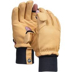 VALLERRET LEATHER PHOTOGRAPHY GLOVE NATURAL M