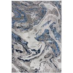 Blue Carpets Flair Rugs Marbled Grey, Blue