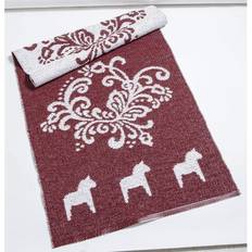 Arvidssons Textil Kurbits Vit, Röd cm