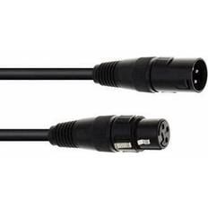 Studio & Beleuchtung Eurolite DMX cable XLR 3pin 1m bk